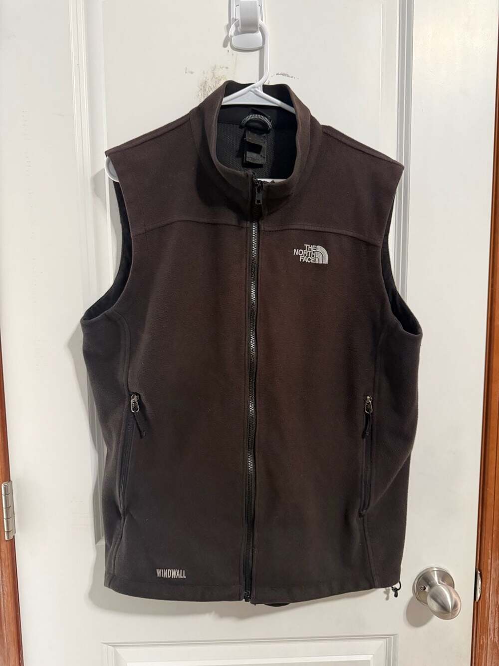 The North Face WindWall Fleece Vest Brown